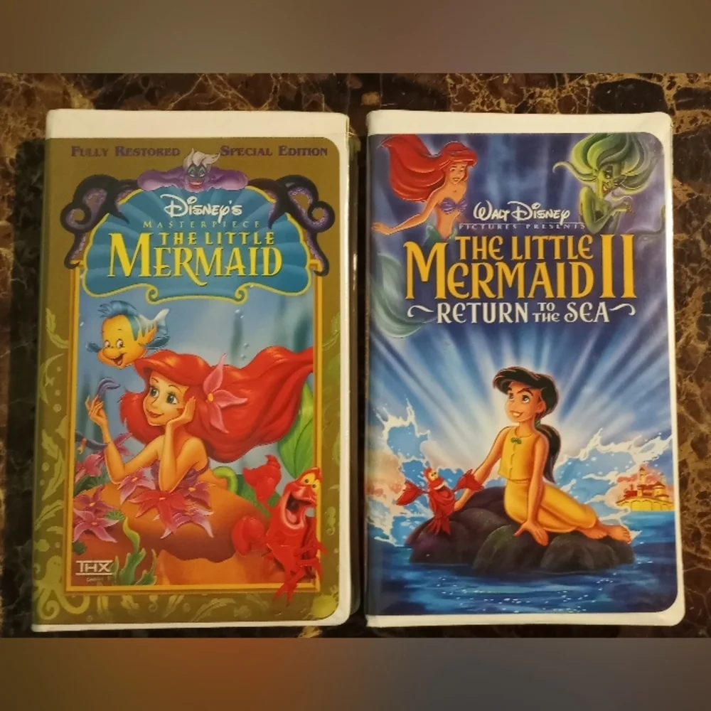 Bundle VHS The Little Mermaid