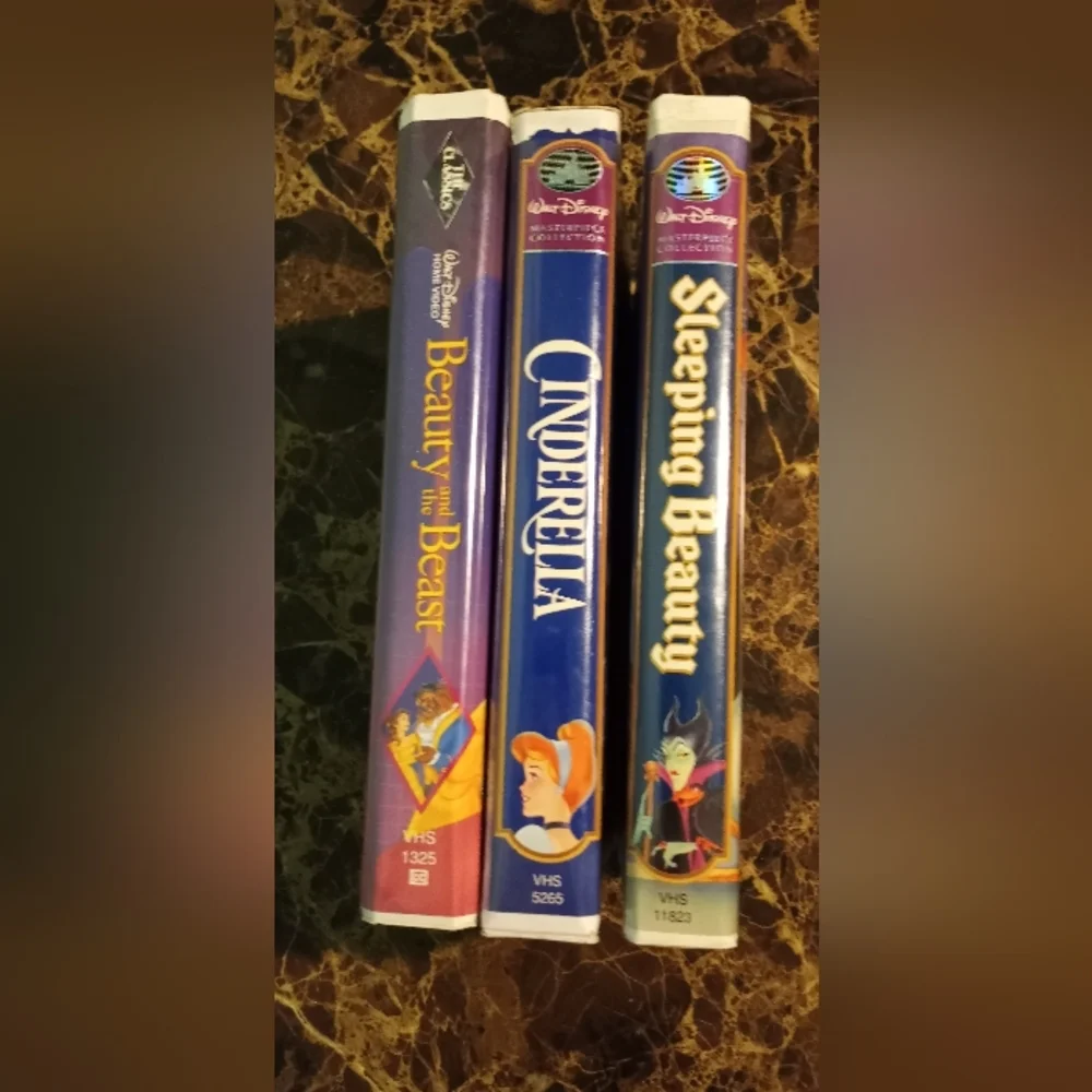 Disney Princess Bundle VHS Tapes