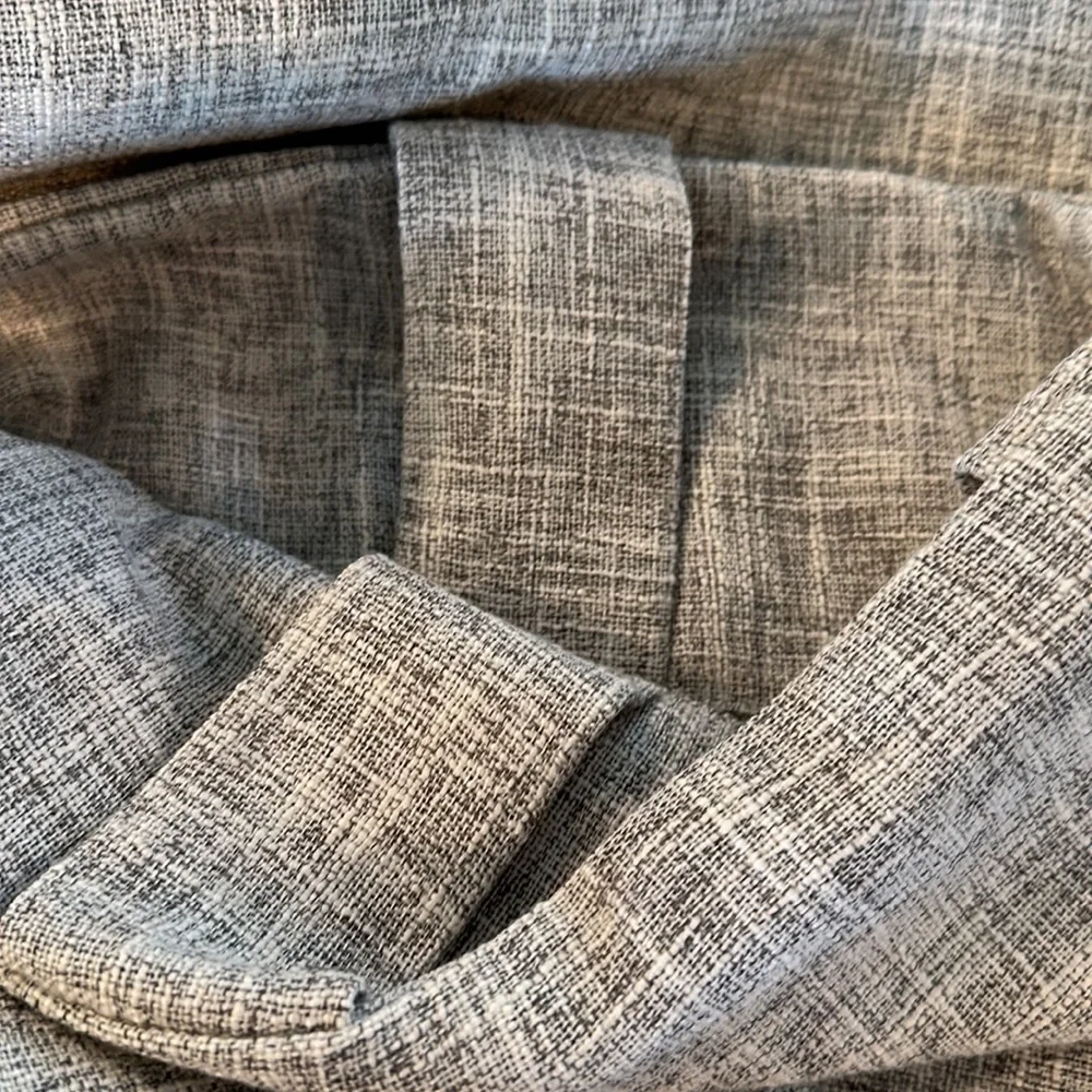 West Elm crossweave curtain