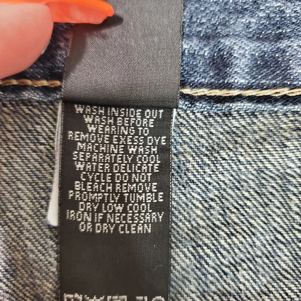 DKNY Soho Straight Leg Men's Jeans 36X30 Low Rise Distressing KBRU5629