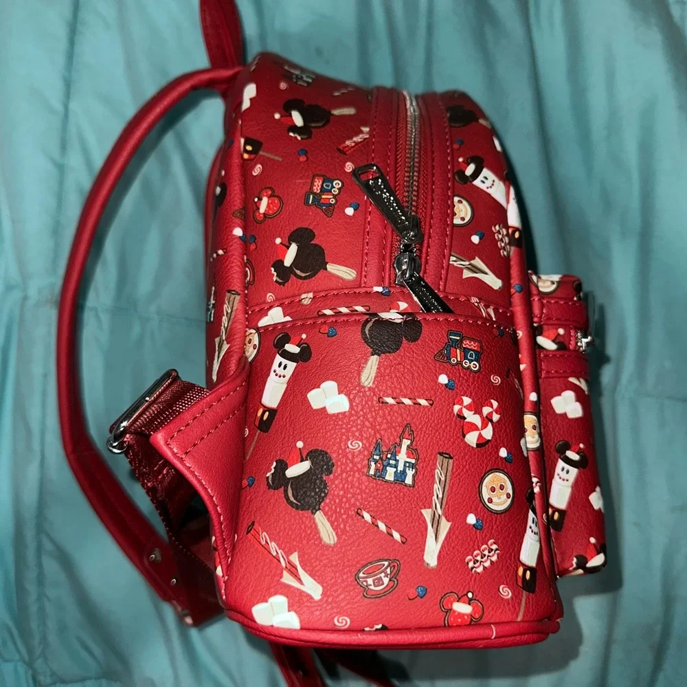 Disney Parks Christmas Snacks Loungefly mini backpack