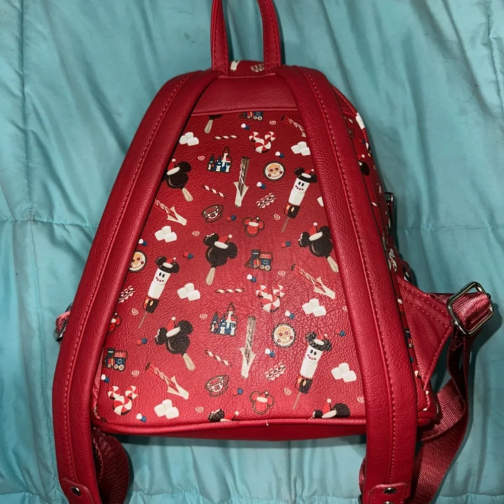 Disney Parks Christmas Snacks Loungefly mini backpack