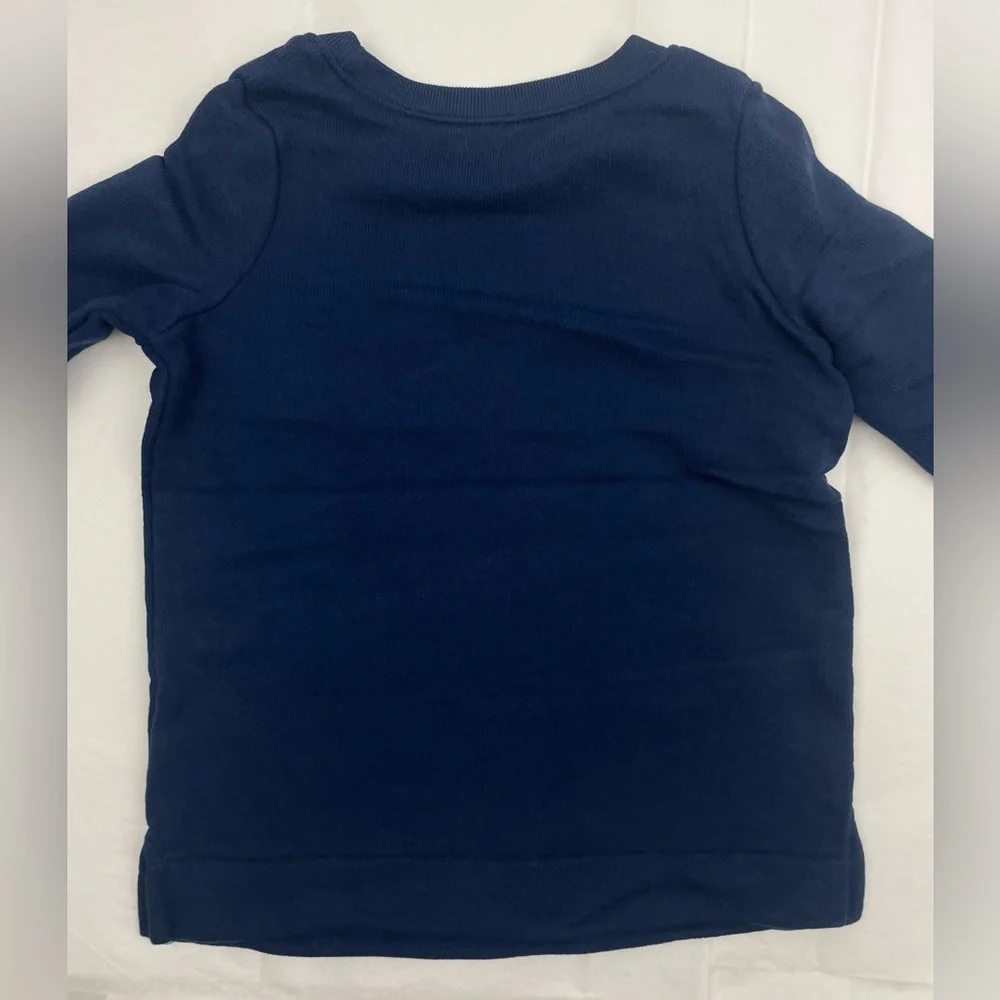 Carter’s Girl Sweatshirt Size 4 Navy Blue Floral