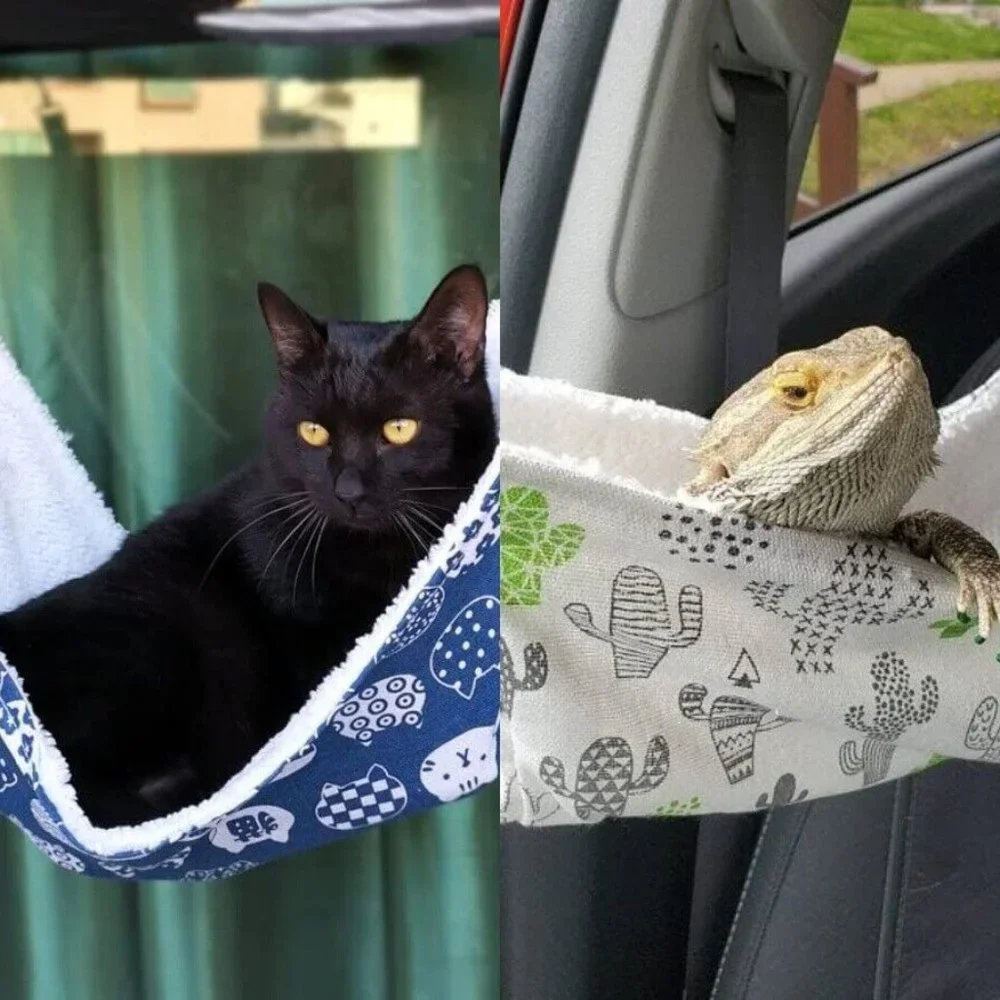 Lot of 9 Cat Hammocks XL Small Pets Cage Lounge Lizards Bearded Dragon Bed