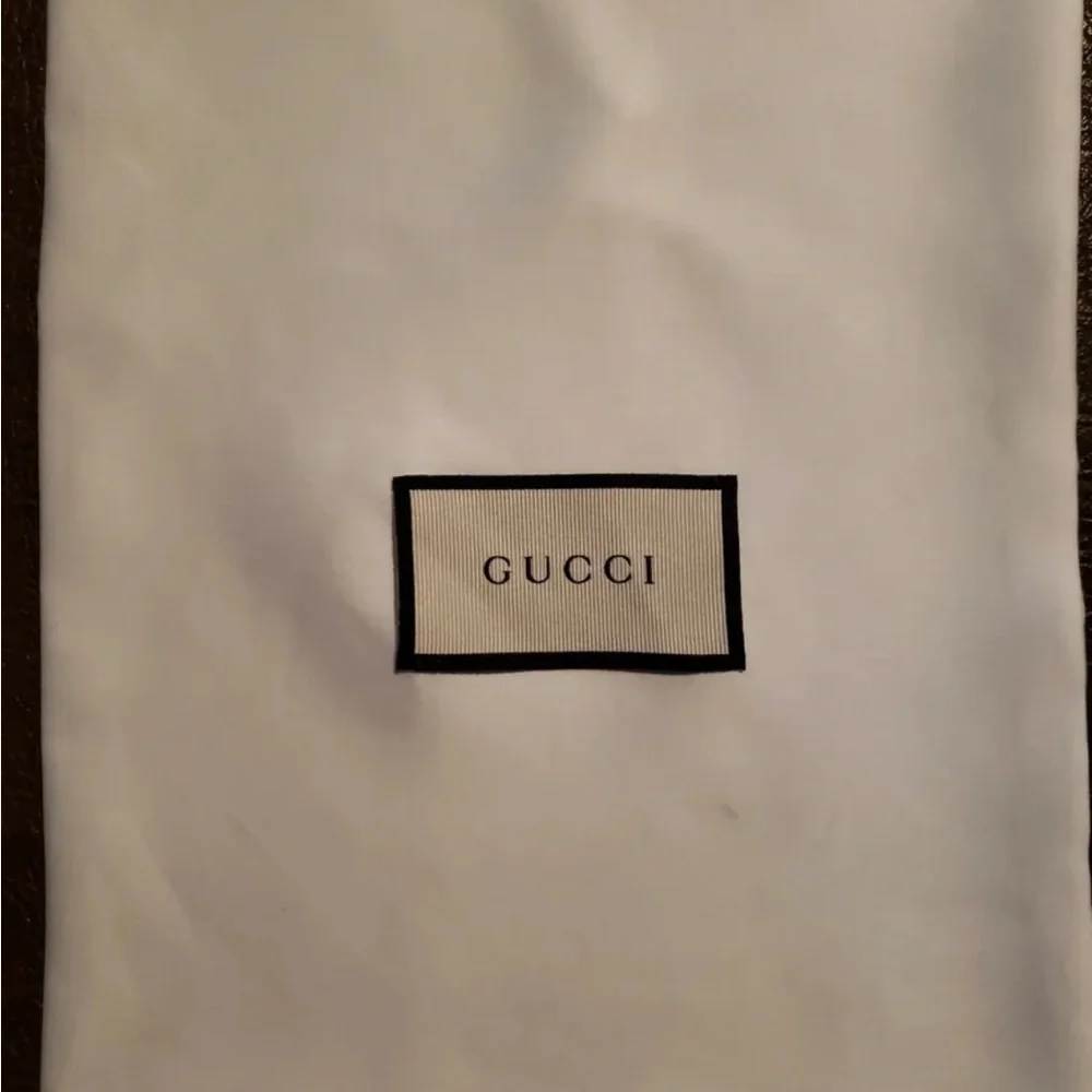 Gucci white drawstring