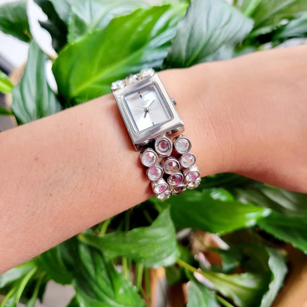 Classic Infinite Rhinestone Silver Watch