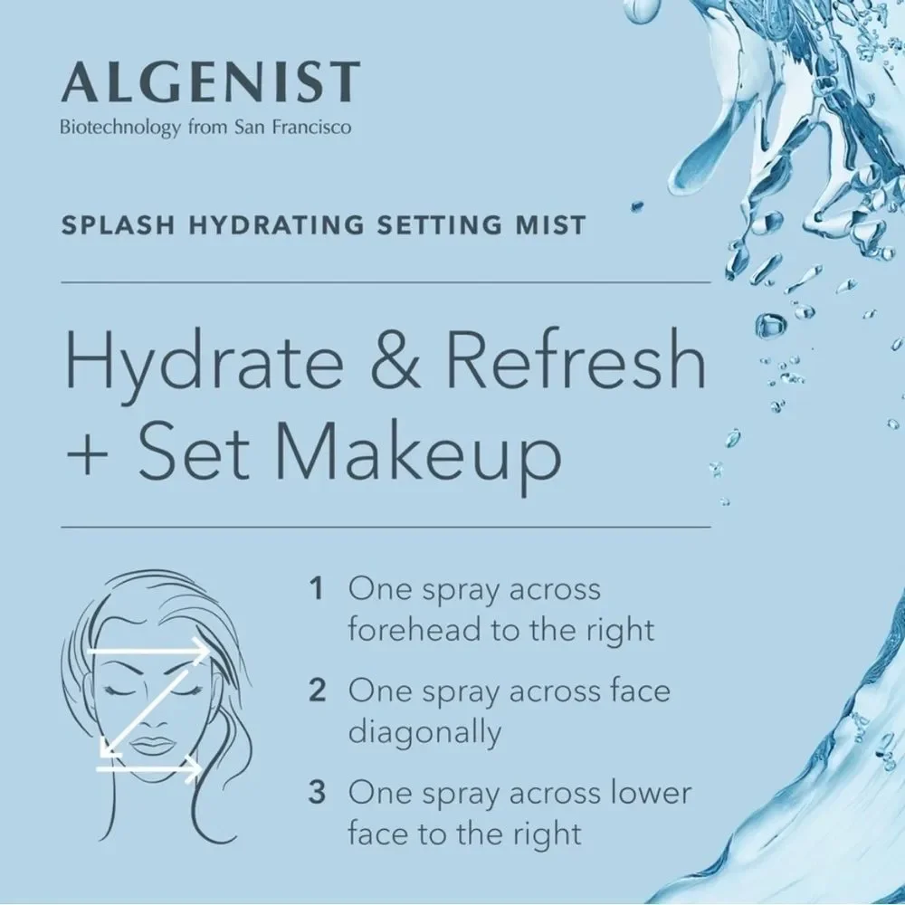 Algenist setting thin