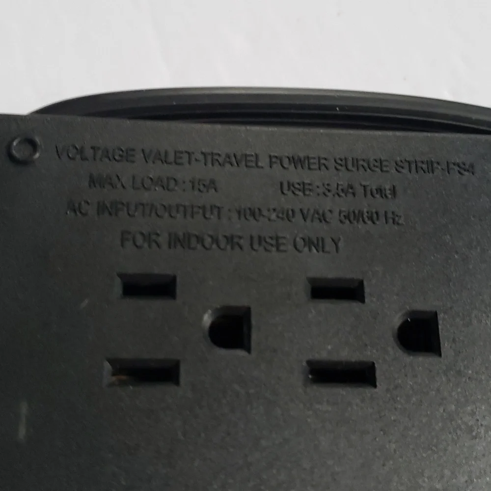 Travel Power Surge Strip with USB