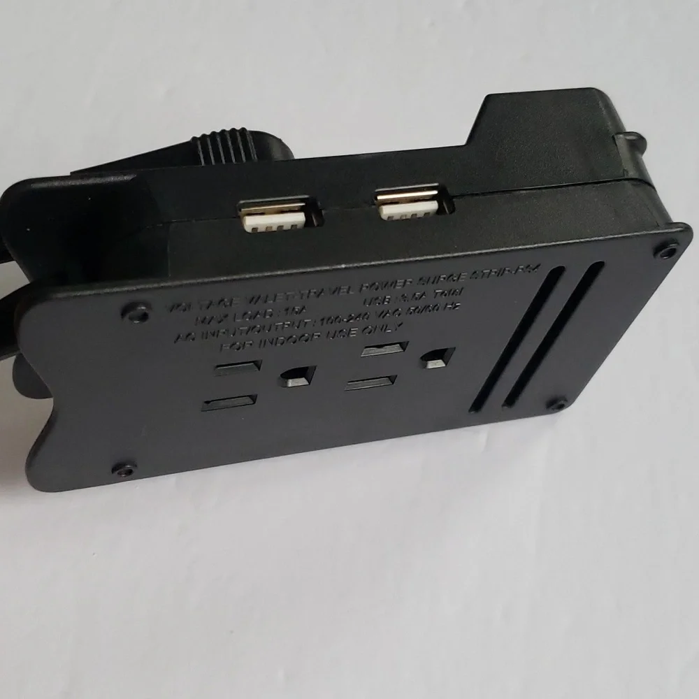 Travel Power Surge Strip with USB