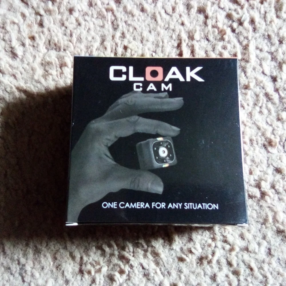 Brand New Cloak Cam One Camera For Any Situation Full HD 1080P Night Vision