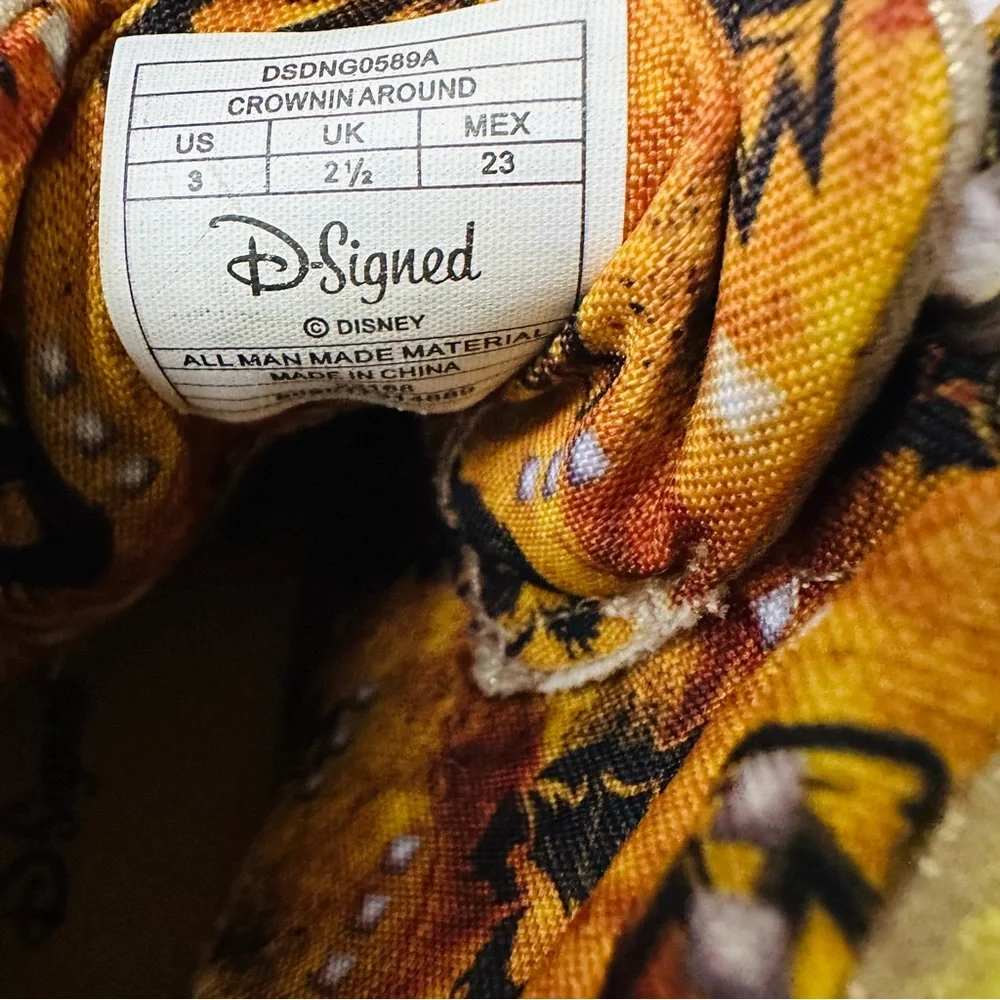 Disney metallic soles around