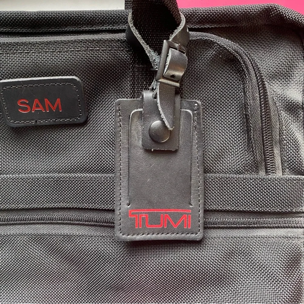 Tumi black nylon