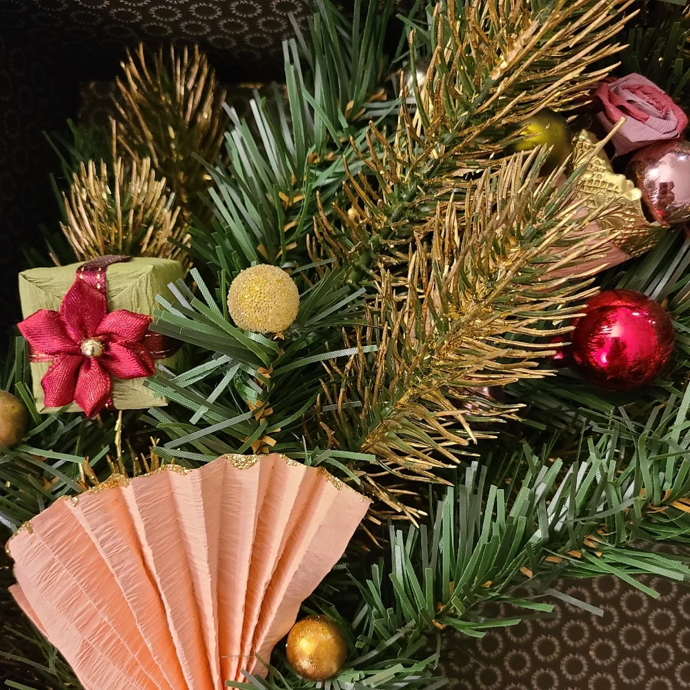 Wreath Martha Stewart Lustous Finery Collection 38