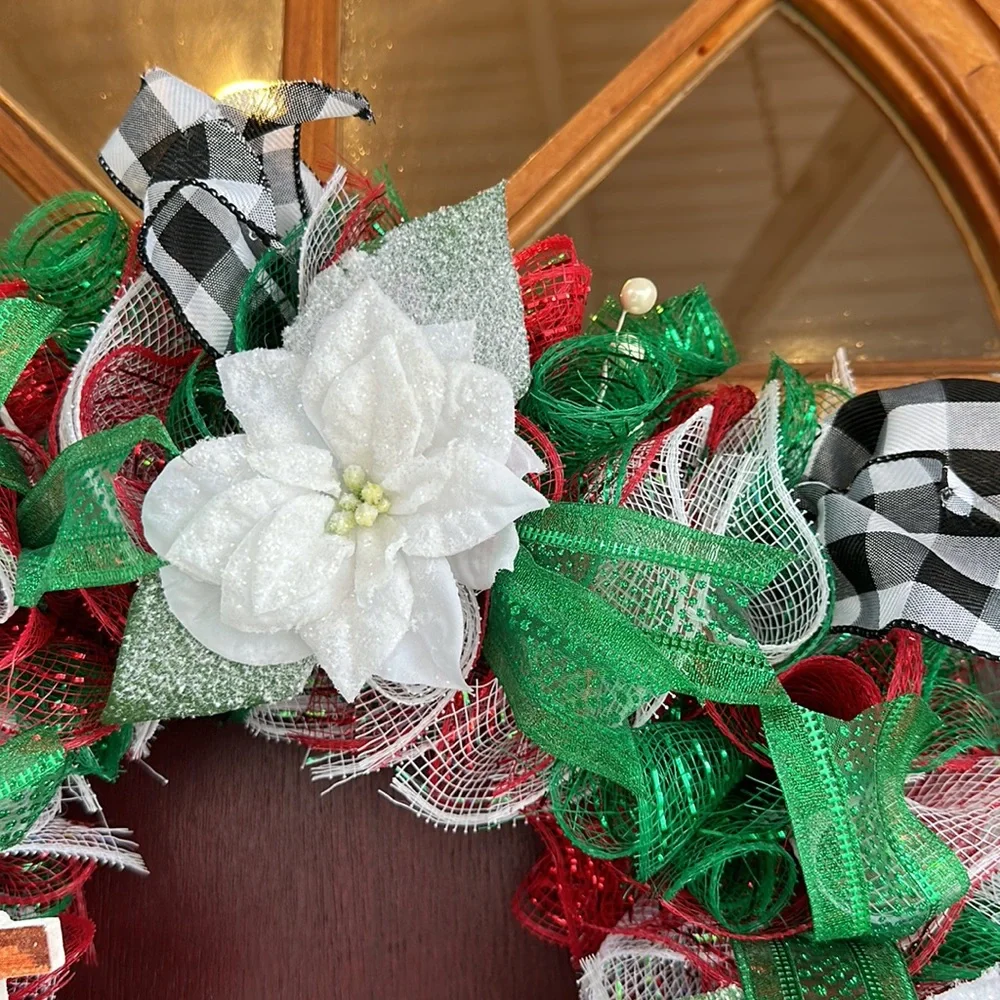 Handcrafted Christmas Holiday Wreath