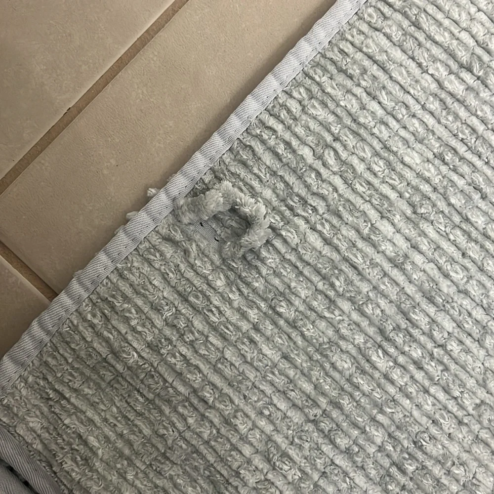 Green/Blue, Super Soft Bath Mat Set