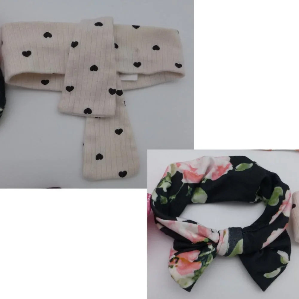 Lot of 8 Baby Girl Head Bands