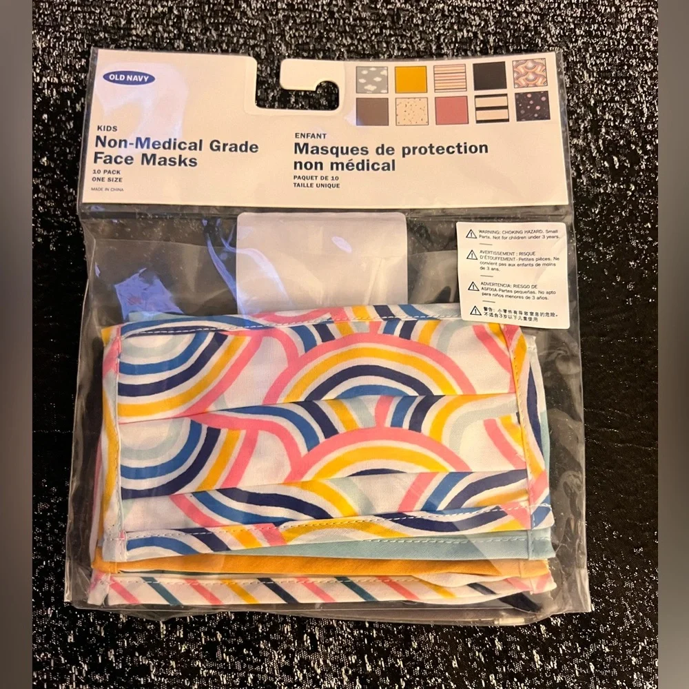 2 Old Navy Kids Face Mask 10-pack each