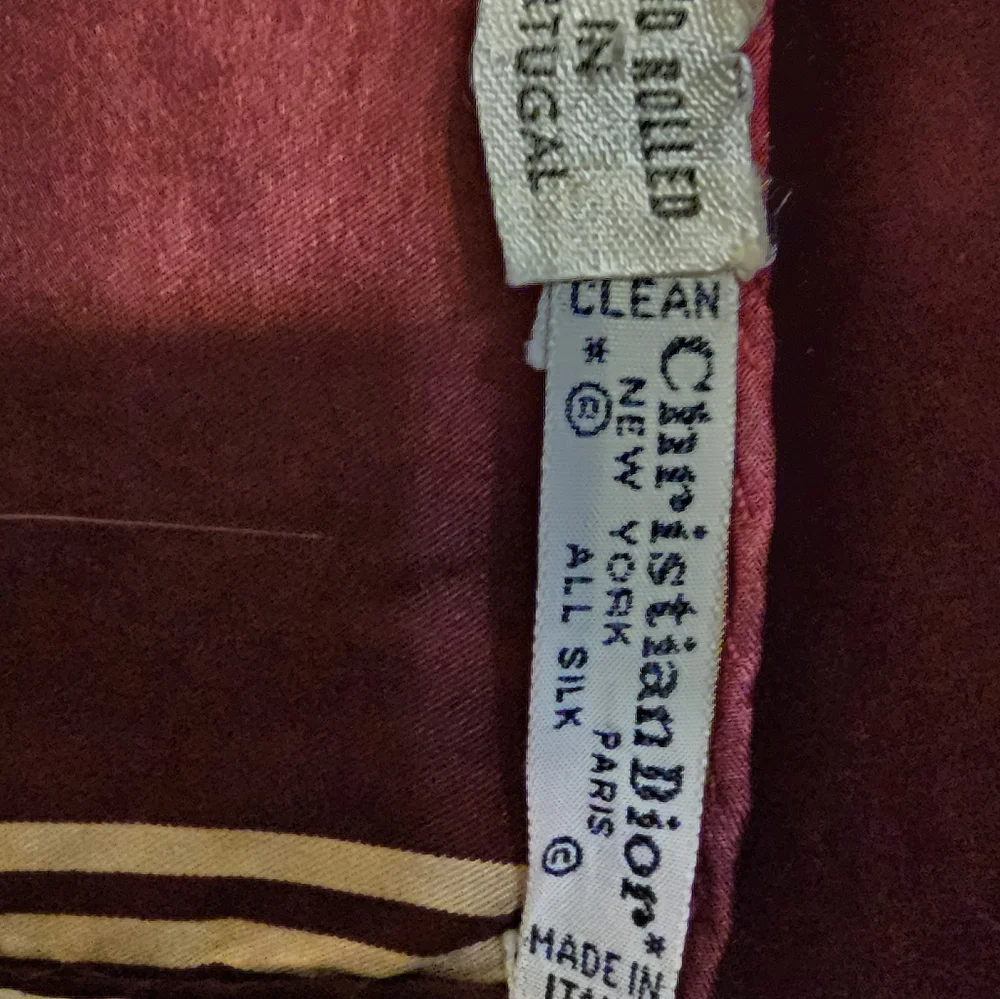 CHRISTIAN DIOR SILK SCARF