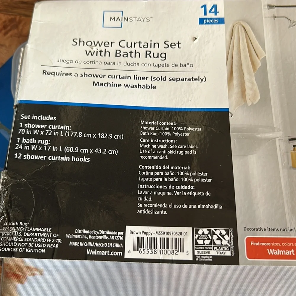 Mainstays package said