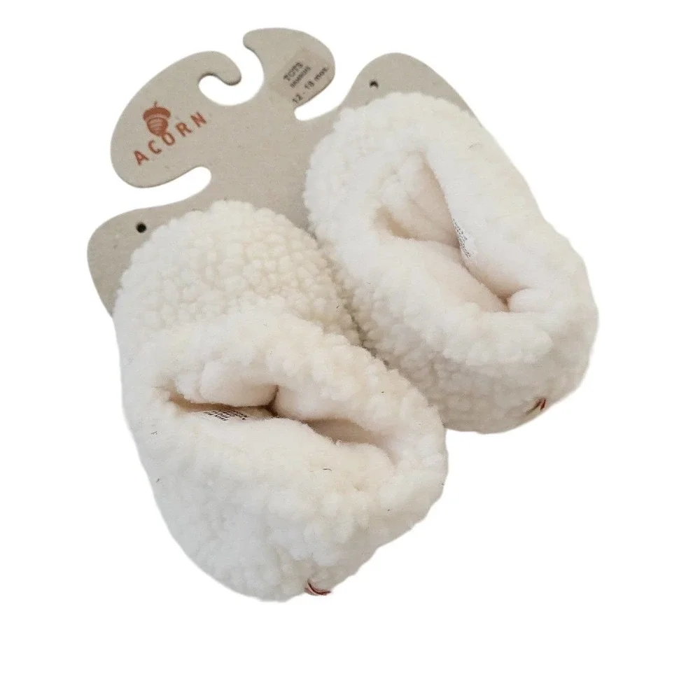 New faux fur 12-18M booties