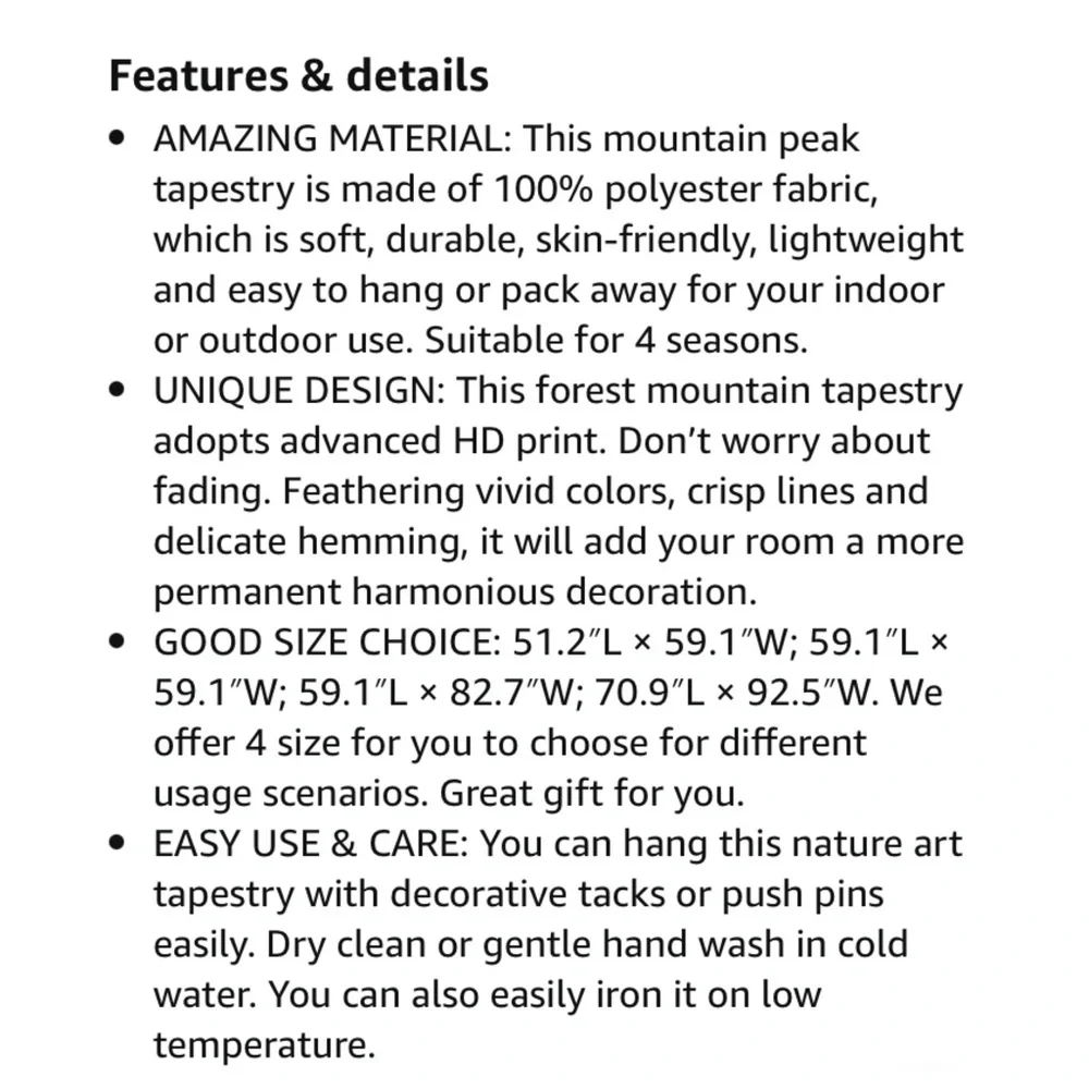 ⛰️ Mountain Peak Tapestry