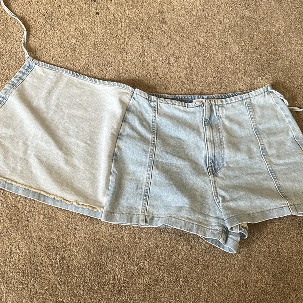 ASOS Stradivarius Denim Skort