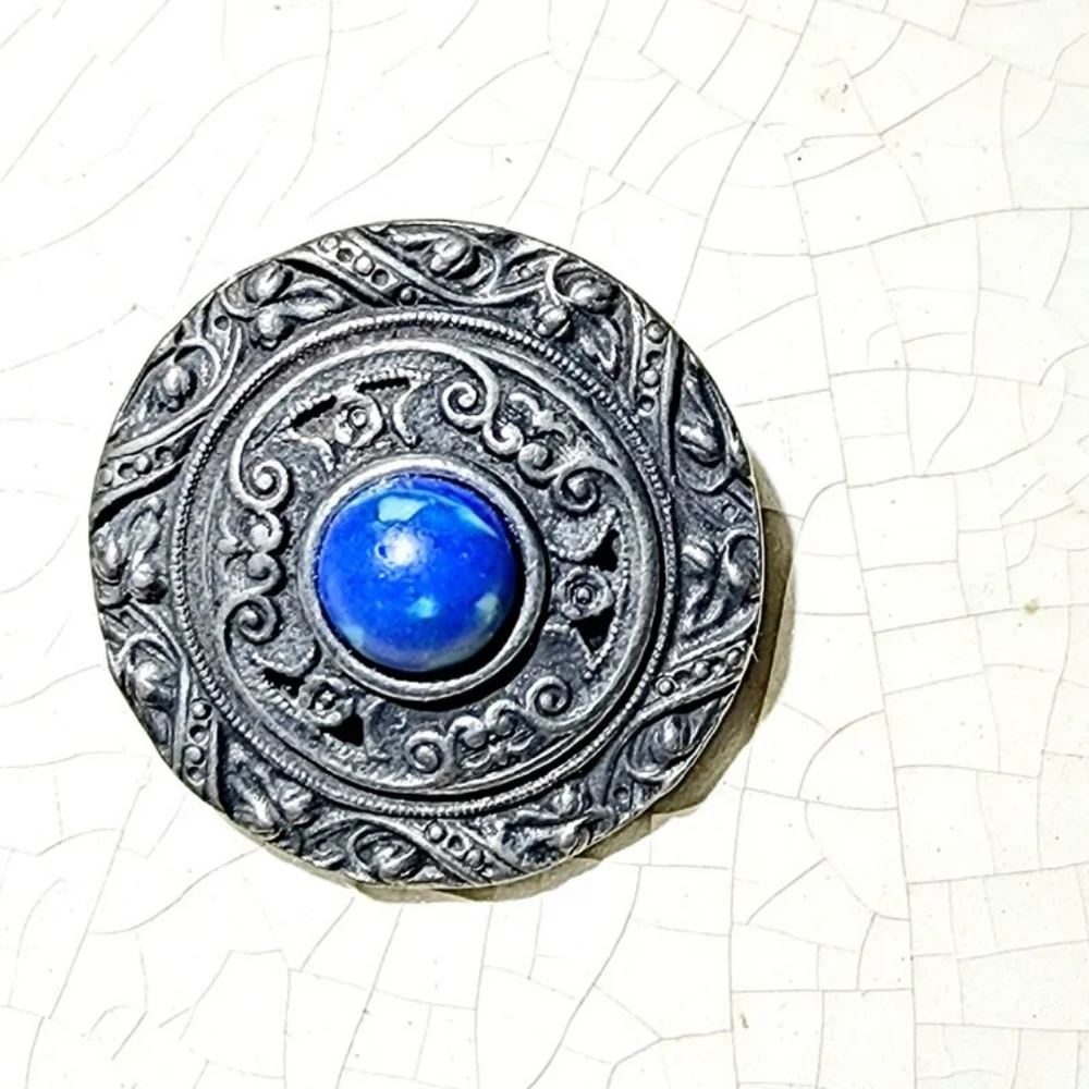 Vintage art Nouveau greek pin cover brooch sigma tau fraternity Gamma 1920s
