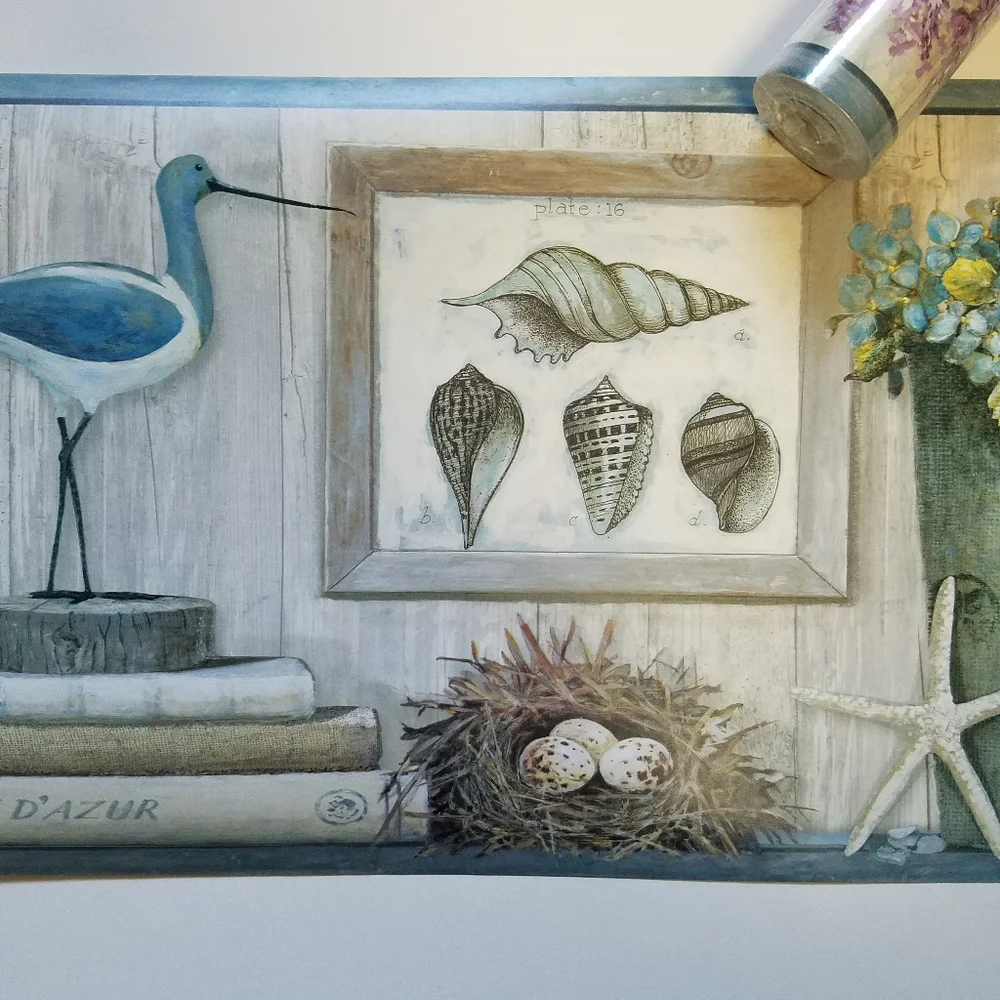 York Wallcoverings vintage rural