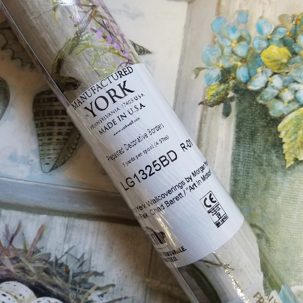 York Wallcoverings vintage rural
