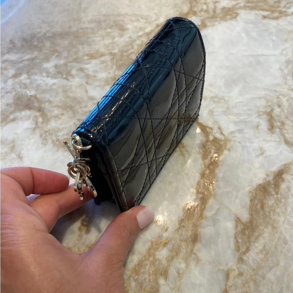 Dior gold stains worn