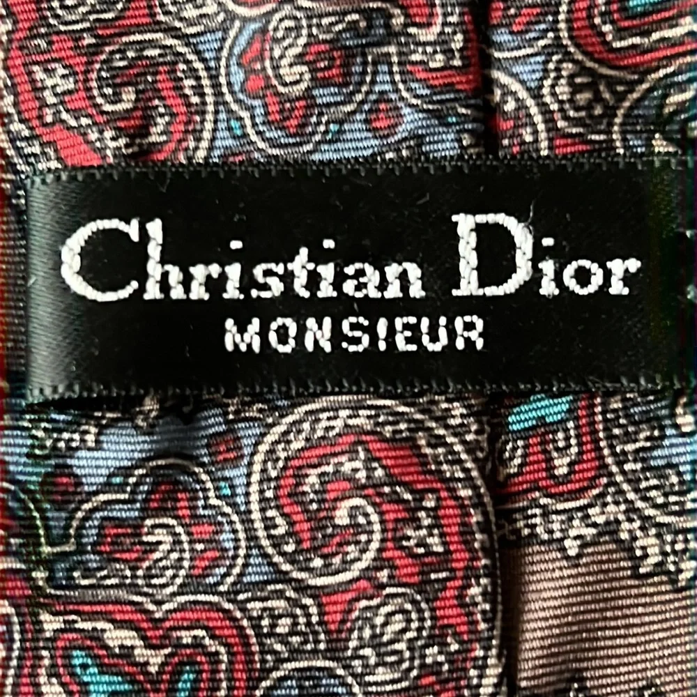 Dior silk tie
