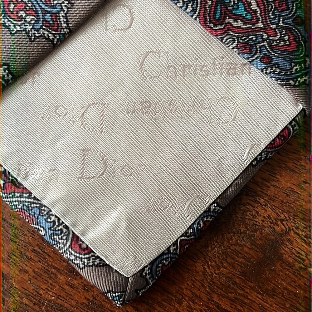 Dior silk tie