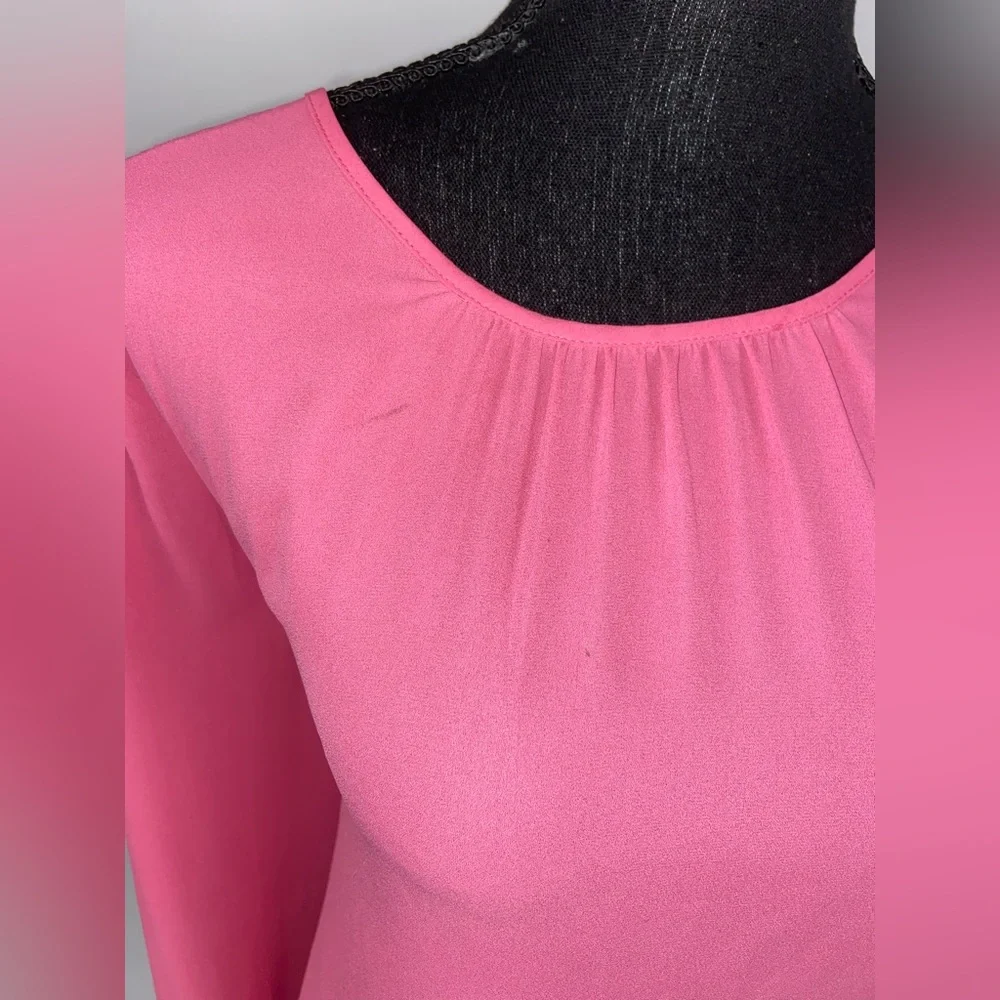J.Crew Pink Sheer Blouse Top Size 8 J by J.Crew