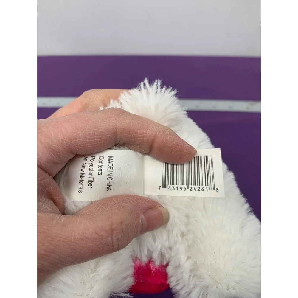 Walmart Only You Valentine Bear 7 Inch Pink Heart Bow Plush Stuffed Animal