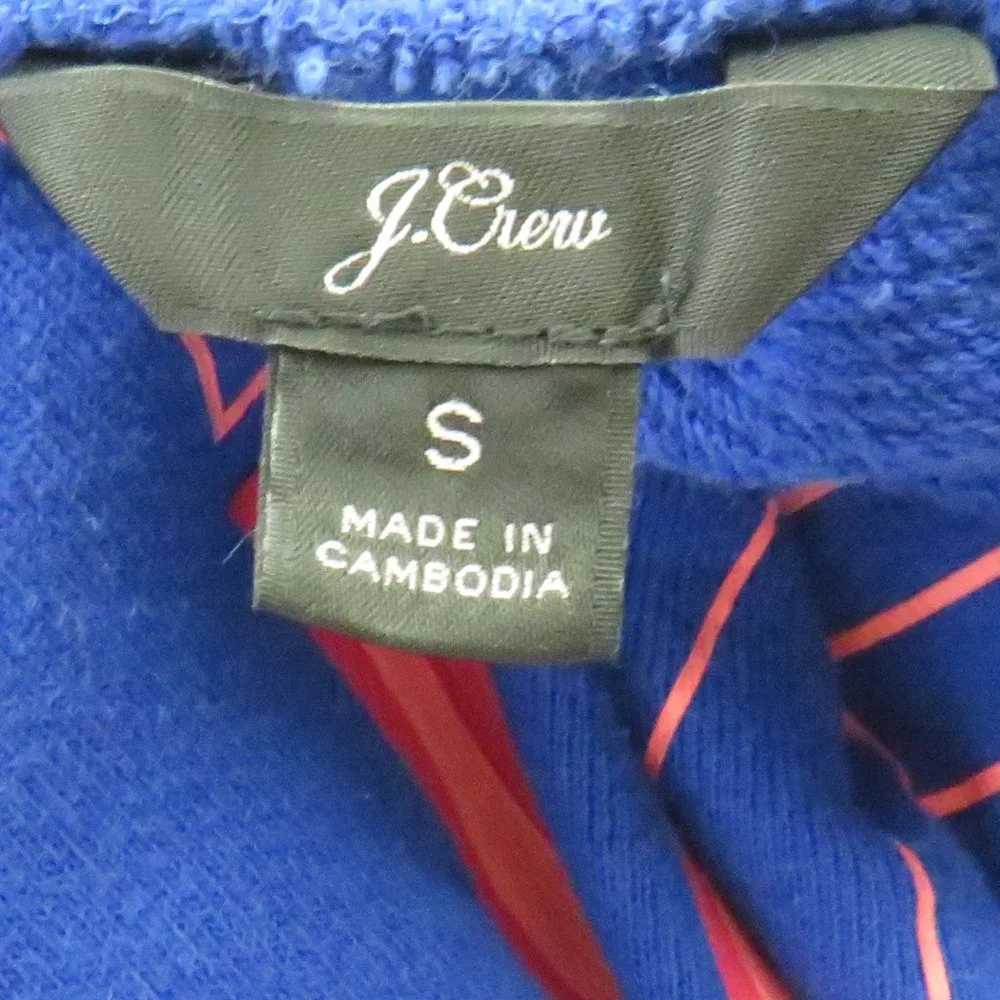 J. Crew blue sweatshirt