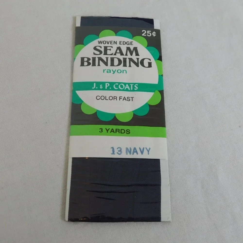 J&P Coats seam binding