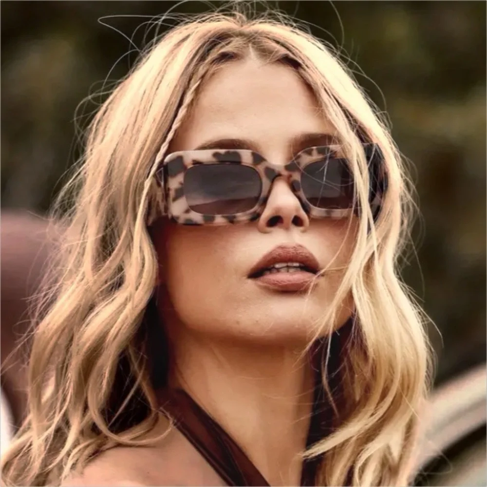 BOGO! The Paige Sunglasses Tortoiseshell rectangle Y2K style - Boutique NEW