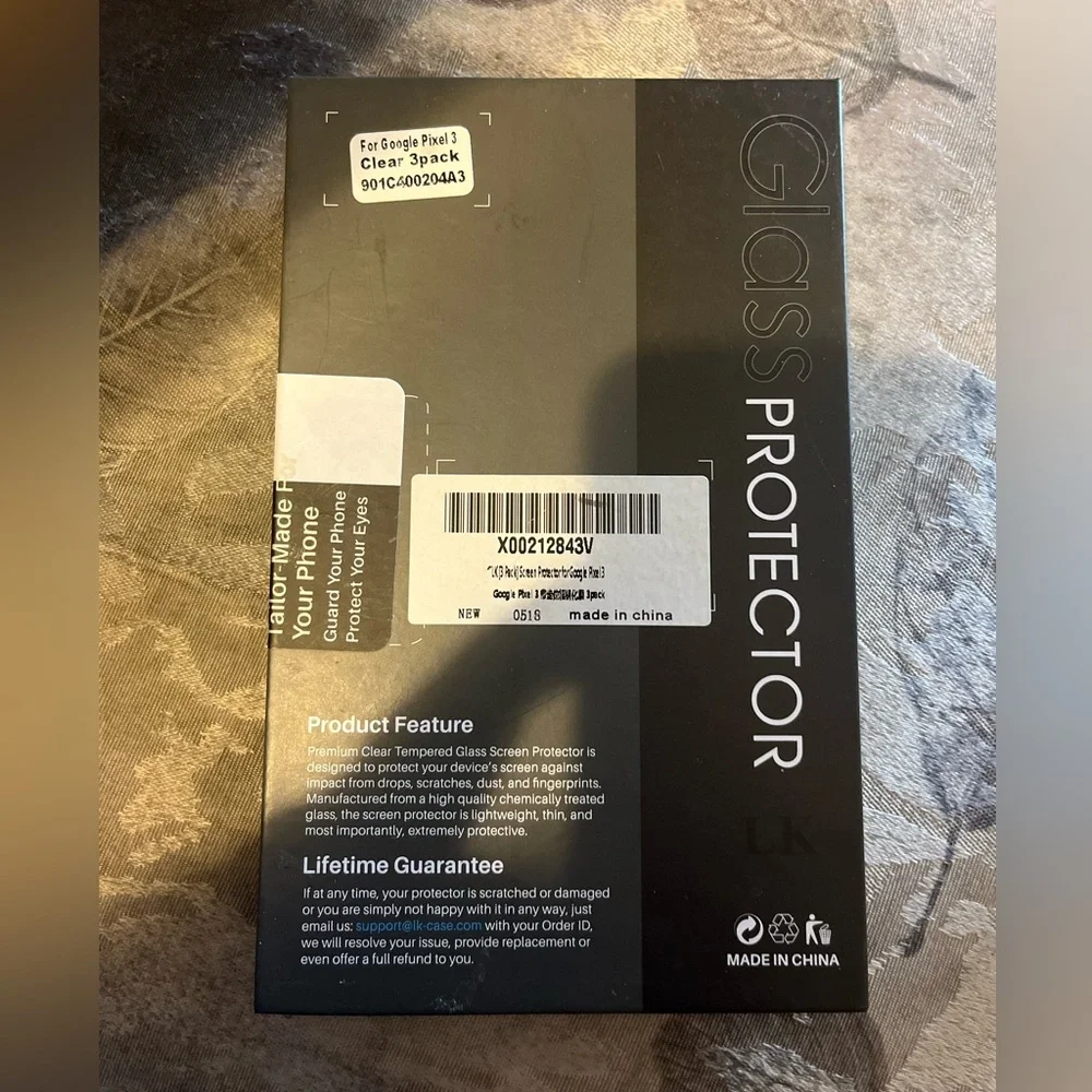 NWT Google Pixel 3 glass protector
