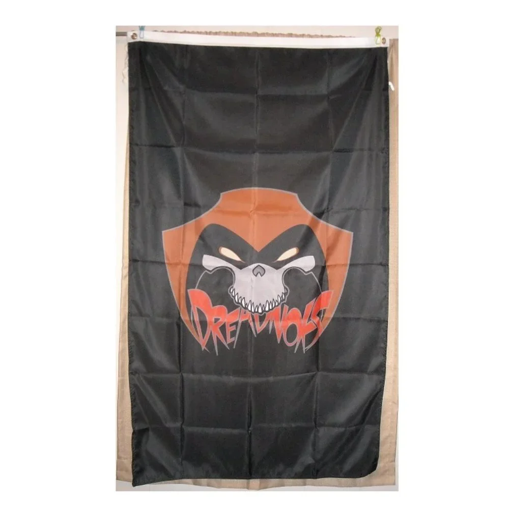 DreadNoks G.I. Joe Cobra 3'x5' black Vertical 1 Flag Banner Dreadnok Zartan