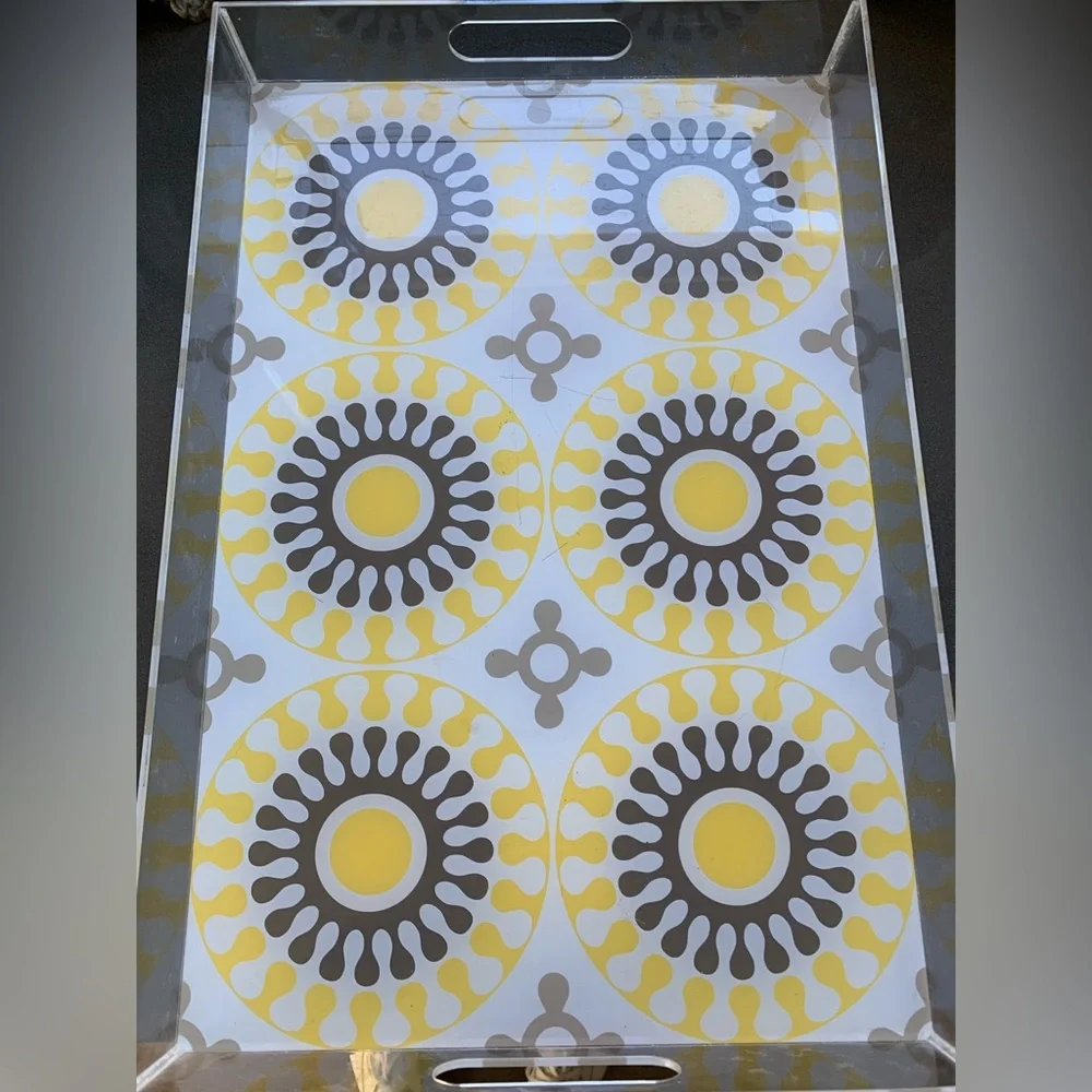Happy chic Jonathan Adler serving tray.