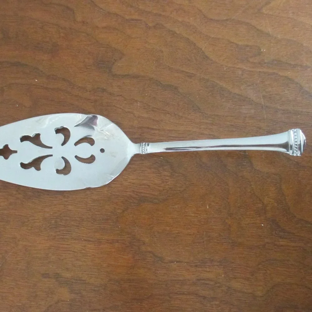 Pie Server Towle 18/10 Classique Bead Stainless 1980s Dots and lines
