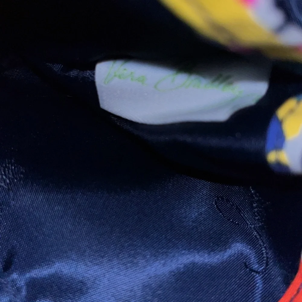 Vera Bradley Tote Bag in Rio Blue Green Orange Yellow Pink