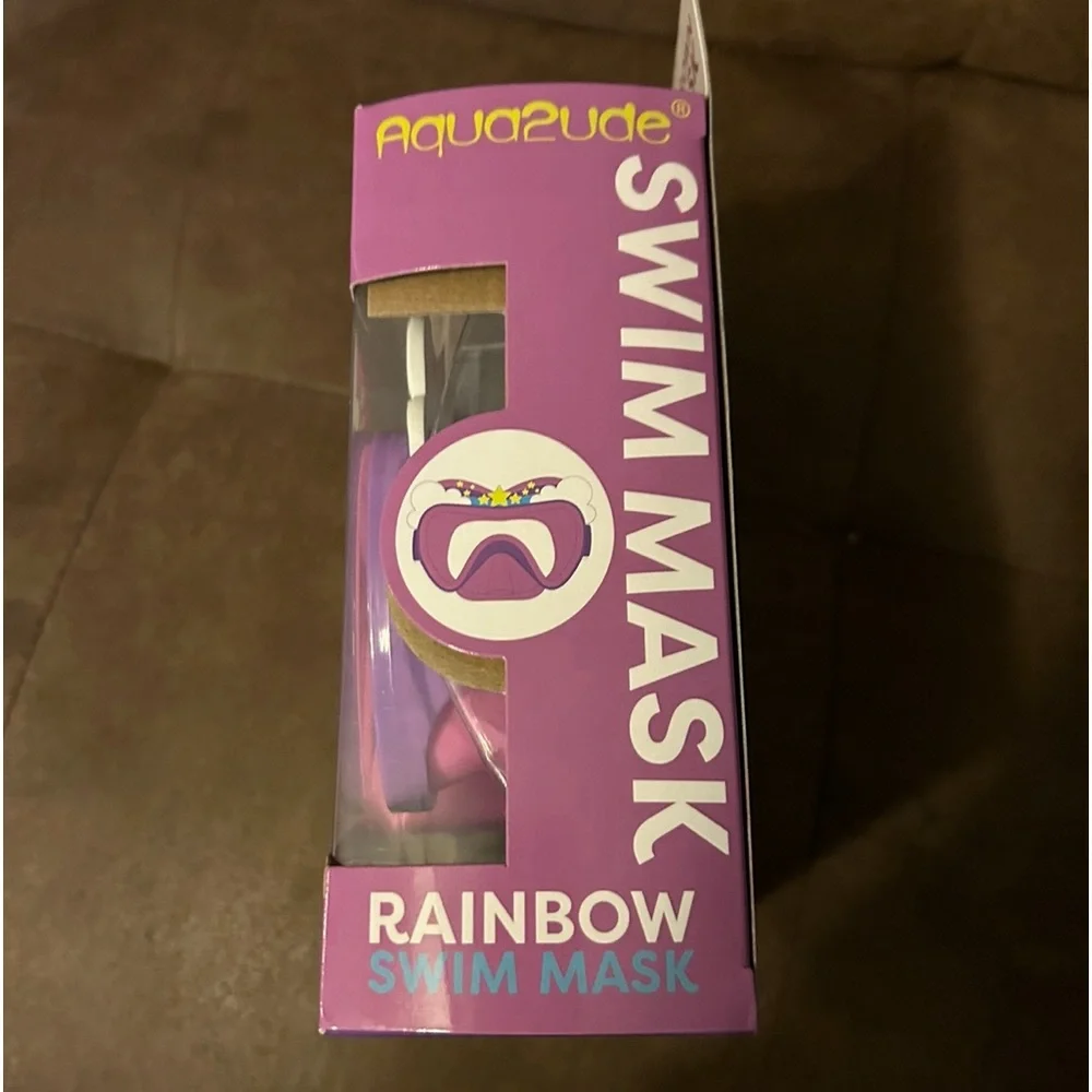 Aqua2ude Rainbow🌈Girls'👧🏻Novelty Wonder Swim🏊‍♀️Mask🥽