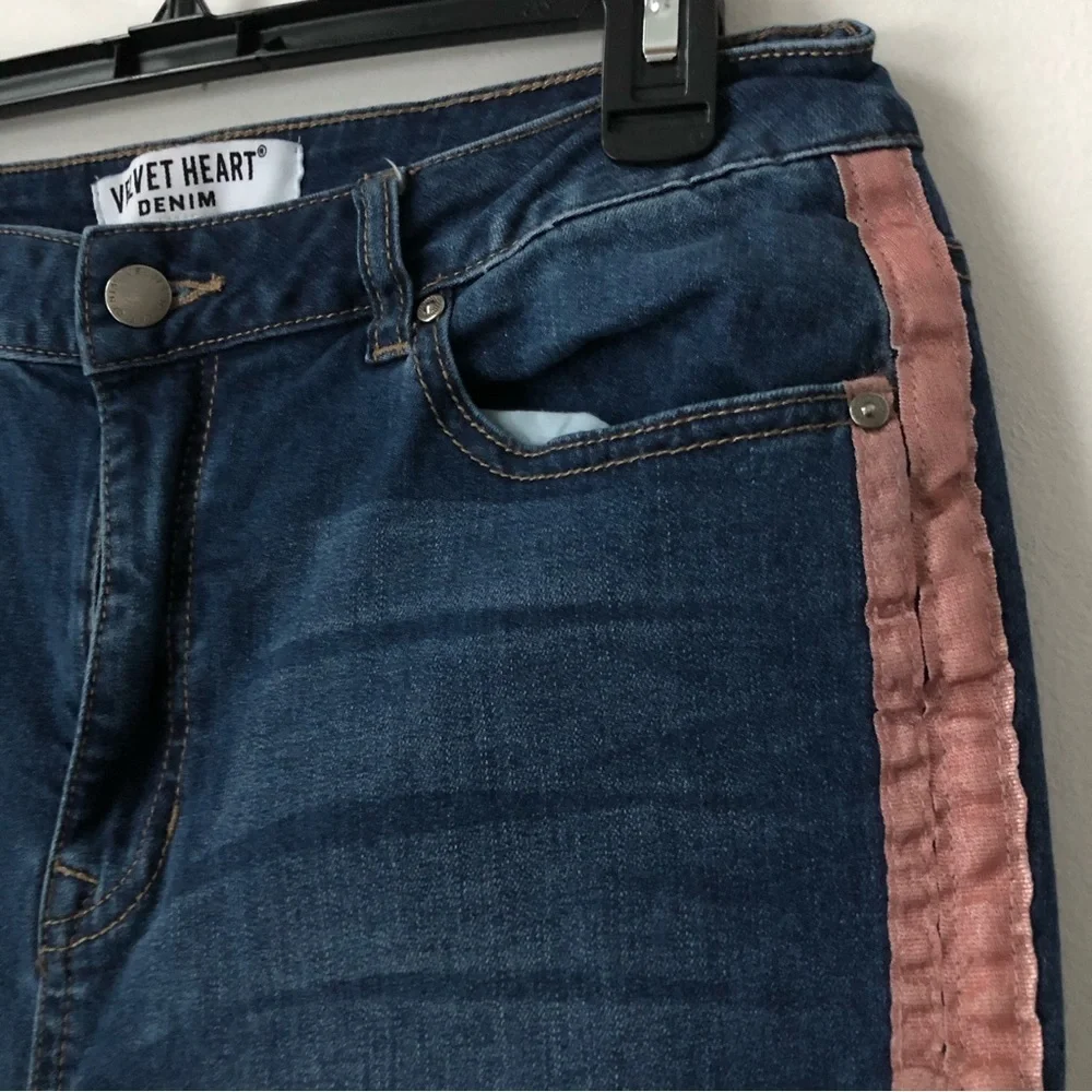 VELVET HEART DENIM Women’s Jeans Frayed Hem Size 29