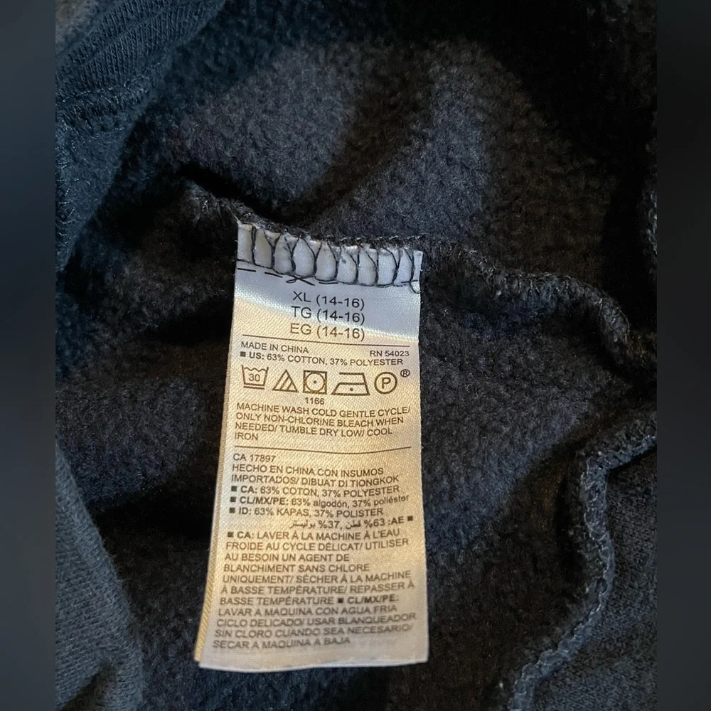 OLD NAVY Hoodie XL (14-16) Navy Blue
