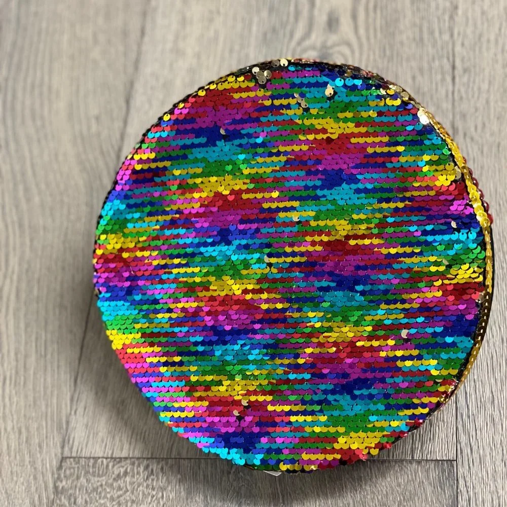RAINBOW PRIDE SEQUIN CAPTAIN HAT - NWT!