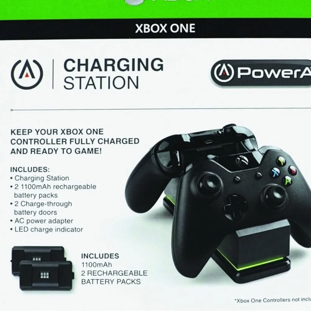Powers Charging Station with Elite Door for Xbox One-Black NEW