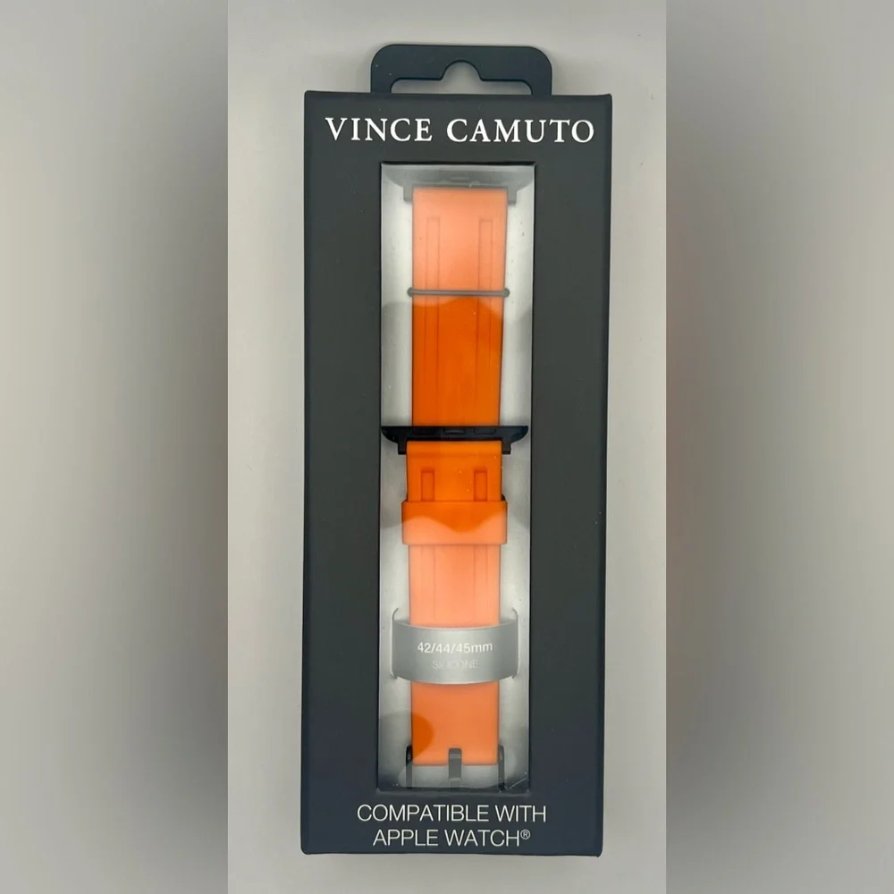 VINCE CAMUTO ORANGE APPLE WATCH BAND BRAND NEW NWT