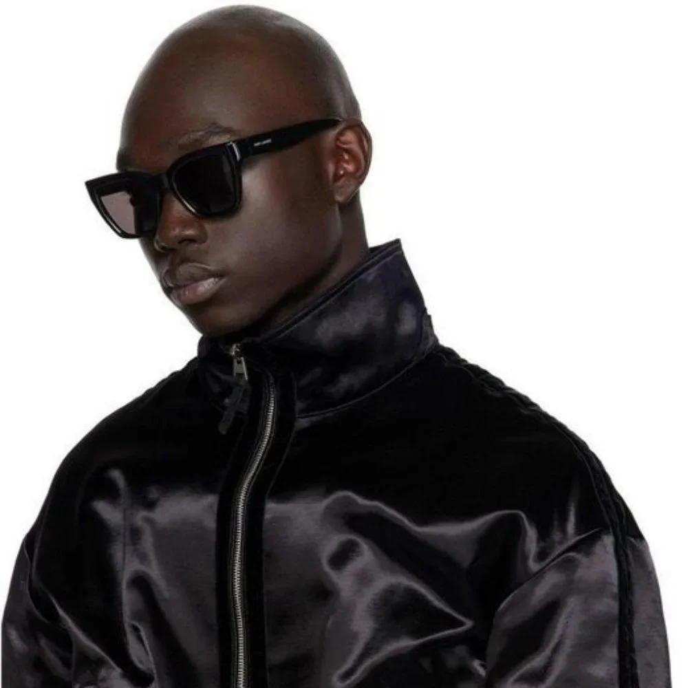 BRAND NEW Saint Laurent SL641 001 Black Cat Eye Unisex Sunglasses