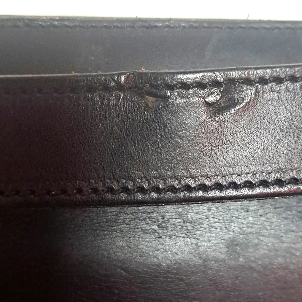 House of Blues  Leather Vintage Extremely Rare Original Briefcase Cervino